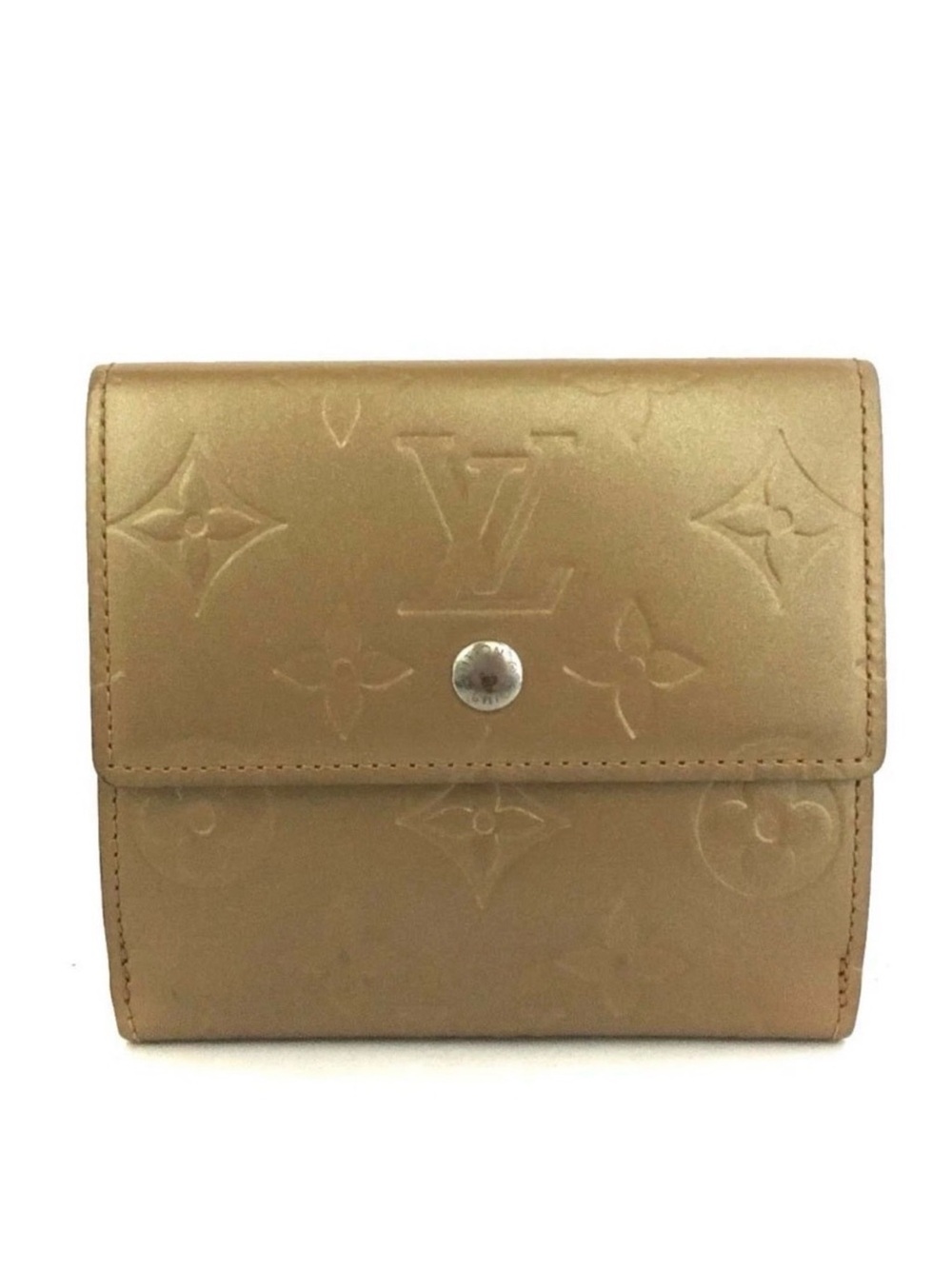 Louis Vuitton Gold Monogram Compact Wallet - Excellent Condition!!